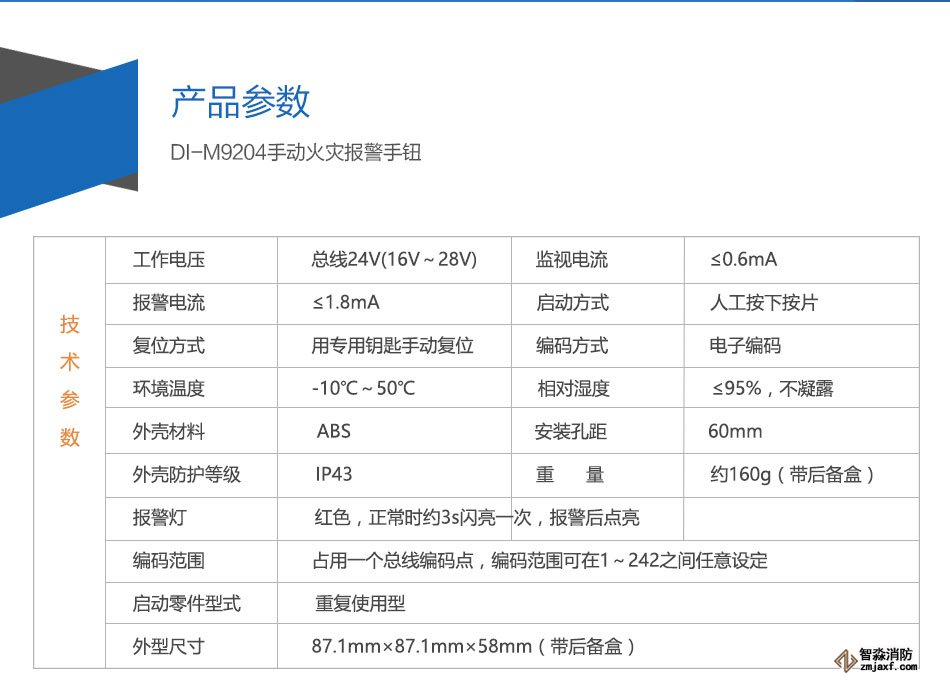 DI-M9204手钮安装参数